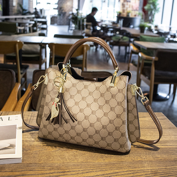 Ženska torba od prave kože s laganim dojmom luksuza, tote torba s printom, za rameno ili crossbody