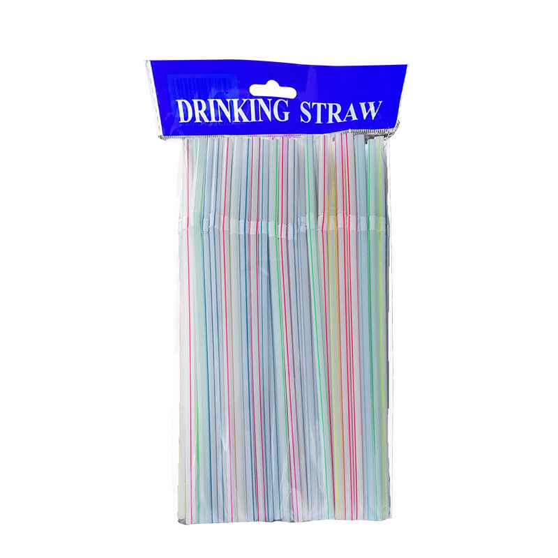 Jednokratne bočne savijane plastične slamke, set od 100 komada, savitljive i produžene, za sokove, pića, čaj s mlijekom i sojinim mlijekom