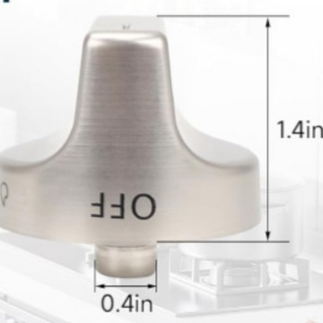 W11239985 Buton de control pentru aragaz – versiune îmbunătățită, piesă de înlocuire pentru bucătărie