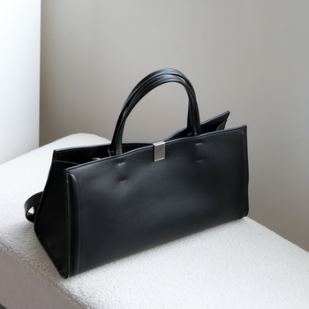 Torba Tote od nubuk kože, elegantan minimalistički dizajn, stil Old Money, s remenom za rame crossbody, ženska kožna torba