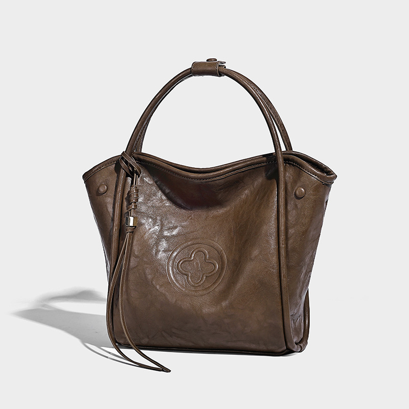 Torba u stilu košare za povrće s resama, crossbody torba za žene, s velikim kapacitetom, bucket stil, model 2025