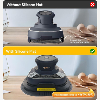 Pad din silicon pentru friteuză cu aer FN101GY, suport universal pentru capace de oale variate