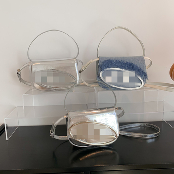Ženska torba s resicama, mala kvadratna torbica za ramena i crossbody, elegantna