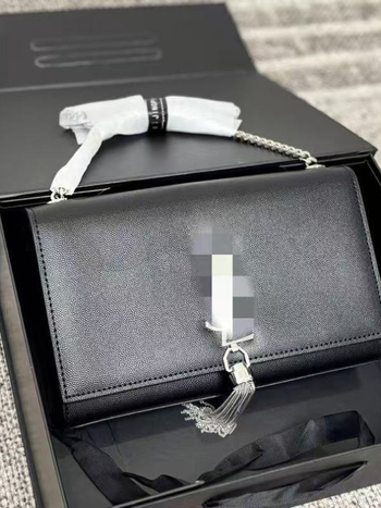 Yangshulin torba od prave kože, moderna crossbody torba s resicama, srednje veličine, kozmetička torbica uključena