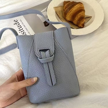 Ženska crossbody torbica za mobitel, PU, vertikalna mala torbica u stilu kofera, svakodnevna uporaba