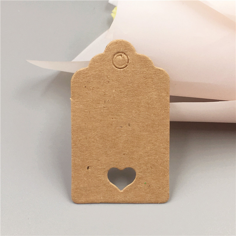 Etichete de mulțumire din hârtie kraft, 3x5 cm, etichete pentru ambalare cadouri
