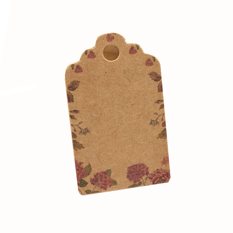 Etichete de mulțumire din hârtie kraft, 3x5 cm, etichete pentru ambalare cadouri