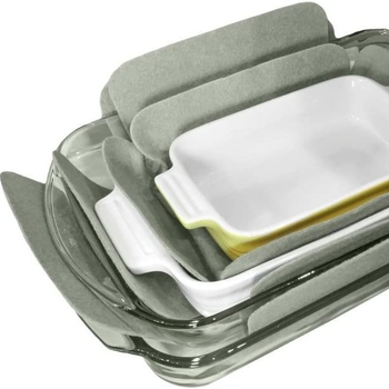 Pad protector pentru cuptor/tigaie, anti-zgâriere, izolație termică din filc, pad din filc pentru tigaie, Stil 8