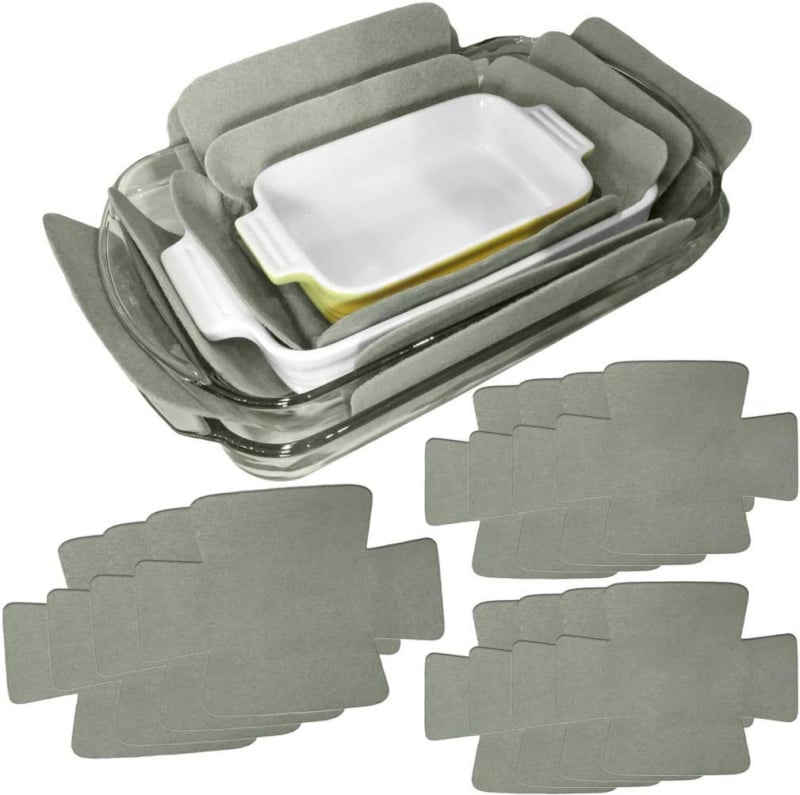 Pad protector pentru cuptor/tigaie, anti-zgâriere, izolație termică din filc, pad din filc pentru tigaie, Stil 8