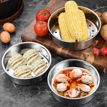 Grilă de aburi din oțel inoxidabil cu mâner pentru vasul interior al orezătorului