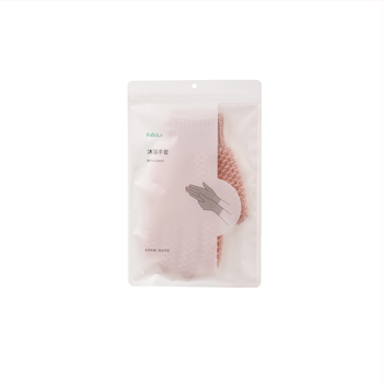 FaSoLa Mănuși de baie cu cinci degete pentru exfoliere – instrument de curățare a corpului