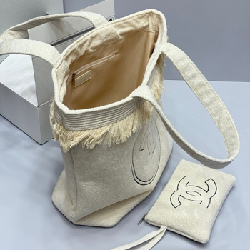 2025 Chanel-inspirirana torbica s resicama, crossbody torba od pamuka, svestrana ženska torba