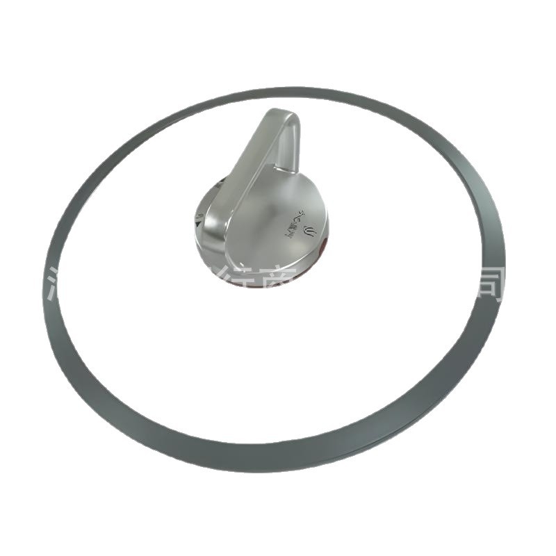 Accesoriu de capac pentru oală din oțel inoxidabil cu presiune mică, 26 cm, abur rotund, inel din piele pentru ventilul de aer
