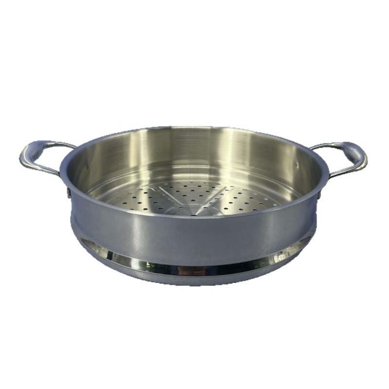 Coș de aburi din oțel inoxidabil pentru orezător electric, coș rotund de aburi, plasă, tavă și strat de abur, dimensiuni 30/32