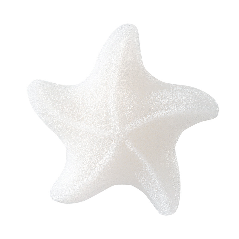Beptides burete de baie pentru bebeluși în formă SpongeBob, konjac natural pentru nou-născuți — curățare delicată a feței și corpului