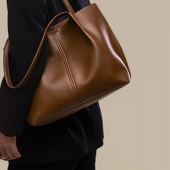 Torba za ramena tote s velikim kapacitetom, 2024 nova studentska torba, korejski stil
