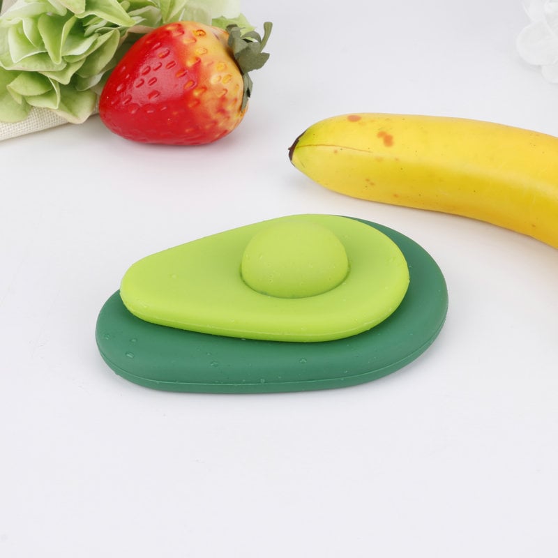 Capac din silicon pentru avocado, menținerea prospețimii - set de 2 bucăți