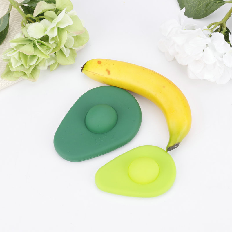 Capac din silicon pentru avocado, menținerea prospețimii - set de 2 bucăți