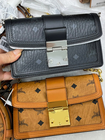 M Brand tiskana mini lančana torbica, kvadratnog oblika, ručna i preko ramena, s velikim kapacitetom za žene