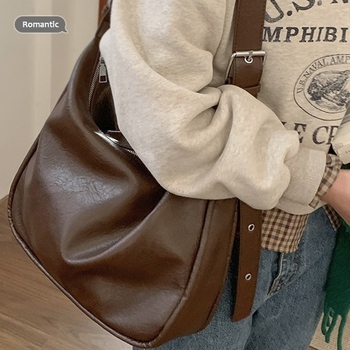 Ženska torba velike kapacitete, novi model 2023, retro stil, tote torba za rame, crossbody, svakodnevna upotreba