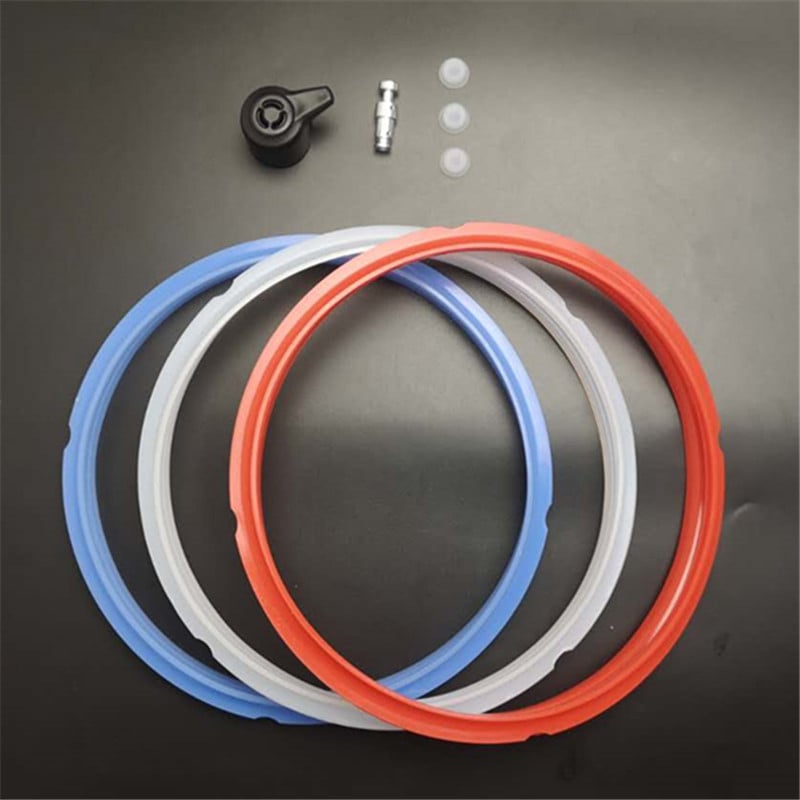 Set de accesorii pentru oală electrică sub presiune: inel de etanșare, ventil evacuare, capac plutitor pentru 5-6 litri
