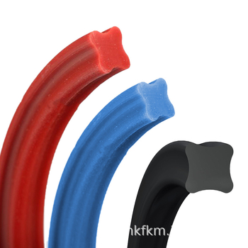 Etanșare X-ring pentru cilindri hidraulici auto, etanșare de piston, FKM/NBR