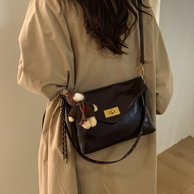 Ženska torbica velikog kapaciteta, 2025 novi stil, crossbody torba preko ramena, mekana tekstura sintetičke kože