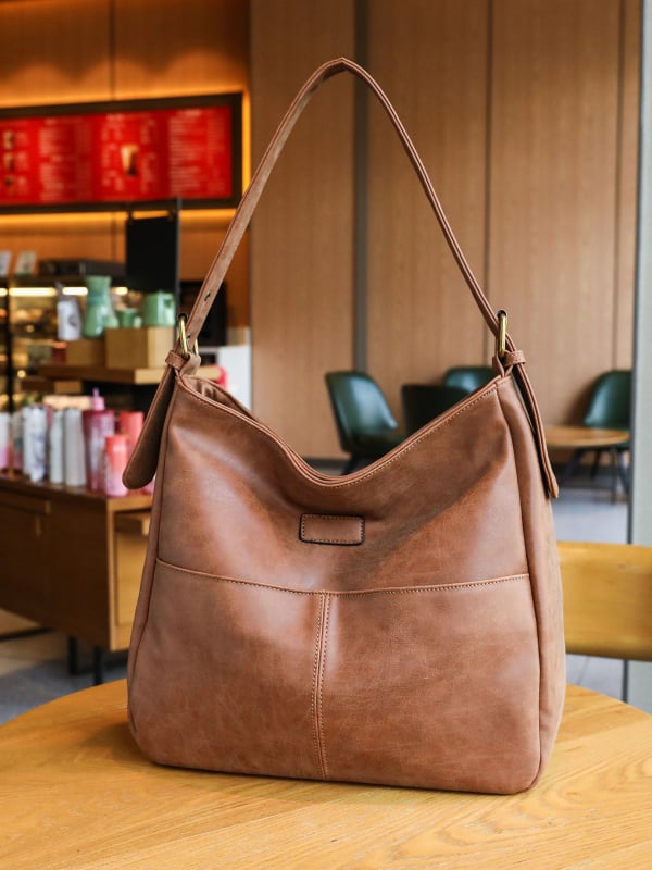 Ženska torba velike kapacitete, crossbody torba tip kanta, 2026 novi model s retro teksturom