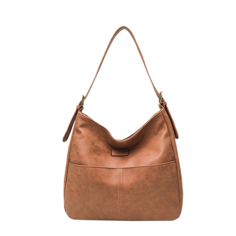 Ženska torba velike kapacitete, crossbody torba tip kanta, 2026 novi model s retro teksturom