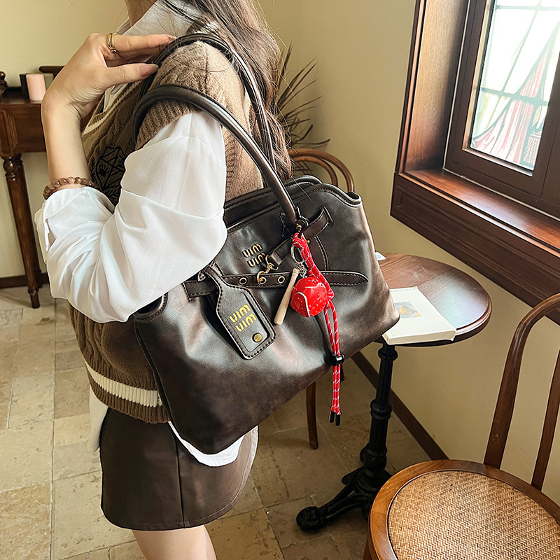 Ženska torba u korejskom stilu, materijal visoke kvalitete, velika kapaciteta, retro tote torba za svakodnevnu upotrebu i posao