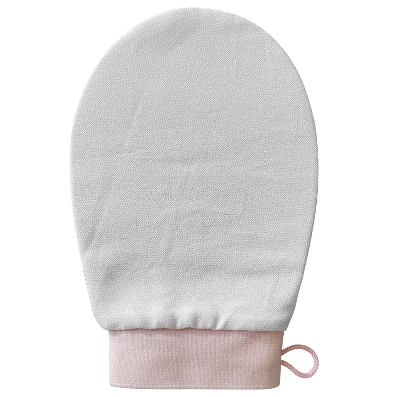 Mănuși de baie din 100% mătase pentru exfoliere și curățare facială, prosop de față din mătase