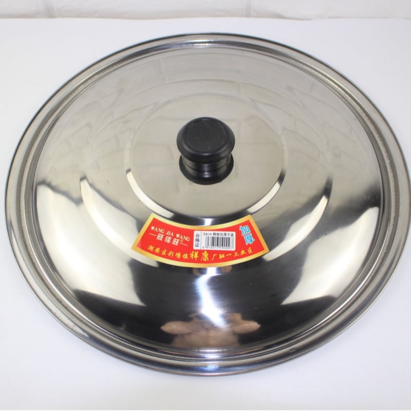 Capac de oală din oțel inoxidabil, 32–40 cm, capac îngroșat