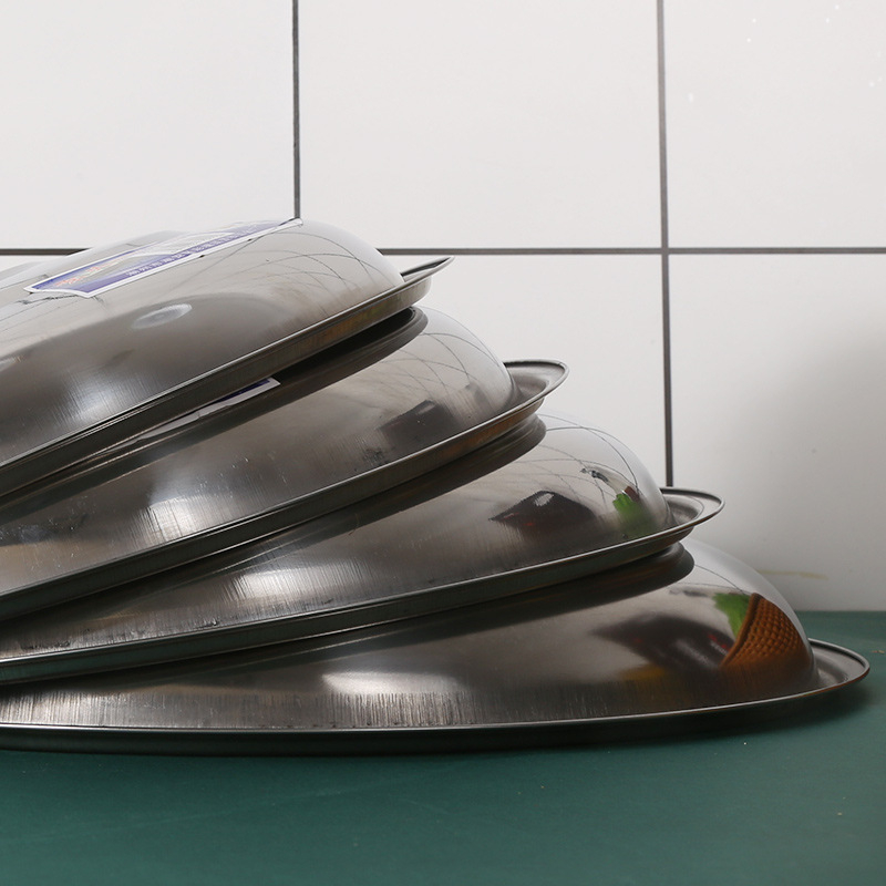Capac de oală din oțel inoxidabil, capac universal pentru wok, magnetic, 30–32 cm