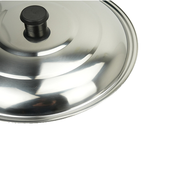 Capace din oțel inoxidabil pentru oale, capace plate și capace pentru wok, 30-40 cm, calitate premium