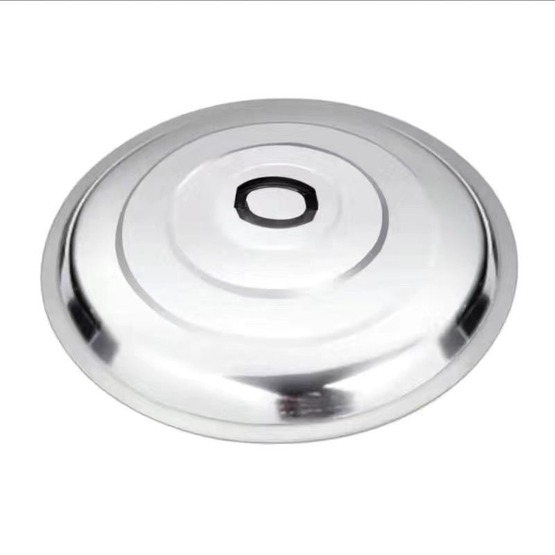 Capac universal pentru oale mari, din oțel inoxidabil, diametru 42–100 cm, pentru uz casnic.
