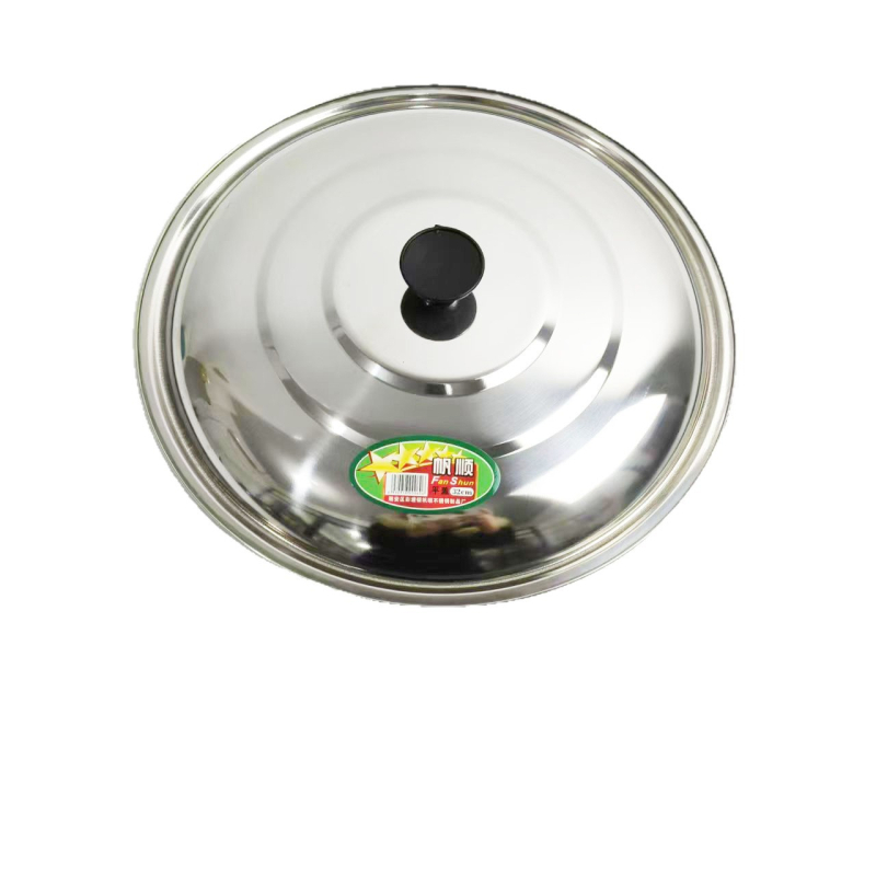 Capac din oțel inoxidabil plat pentru tigaie, de înaltă calitate