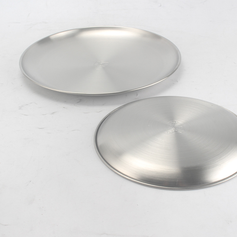 Capac din oțel inoxidabil placat cu aur pentru plăci metalice de stil occidental, cu partea superioară rotunjită și încovoiată, capac înalt, 12–32 cm, Rongfeng.