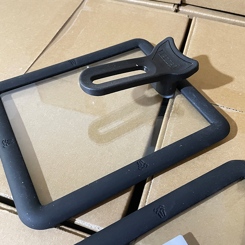 Capac pentru tigaie Tamagoyaki, capac dreptunghiular din silicon, capac de sticlă pentru tigaie mică