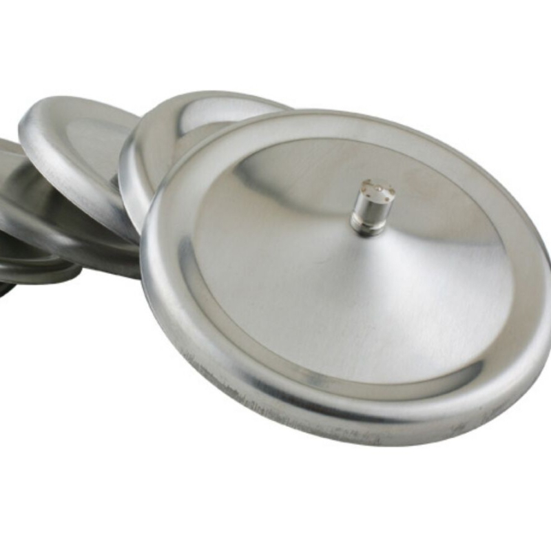 Capac pentru pahar din oțel inoxidabil, izolat termic, multifuncțional, diametrul 8 cm, mărimea 6
