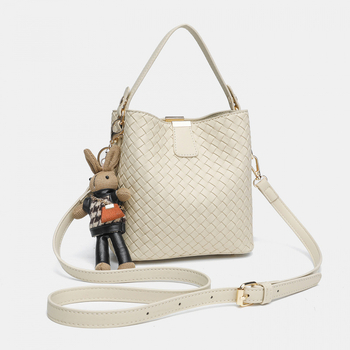 Ženska pletena torba u obliku koša, s velikim kapacitetom, proljetno-ljetni stil, nošenje u ruci i crossbody
