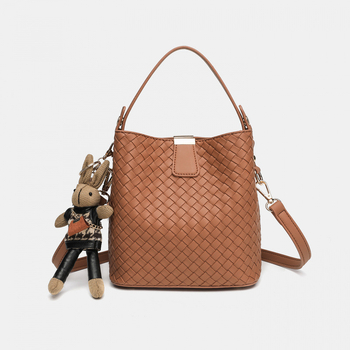 Ženska pletena torba u obliku koša, s velikim kapacitetom, proljetno-ljetni stil, nošenje u ruci i crossbody