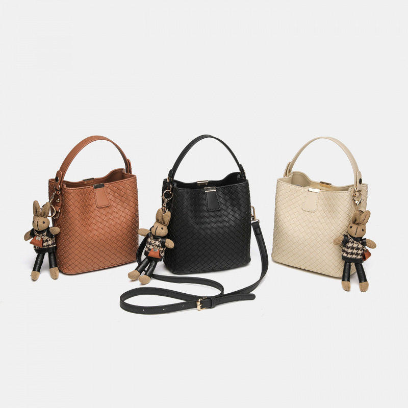 Ženska pletena torba u obliku koša, s velikim kapacitetom, proljetno-ljetni stil, nošenje u ruci i crossbody
