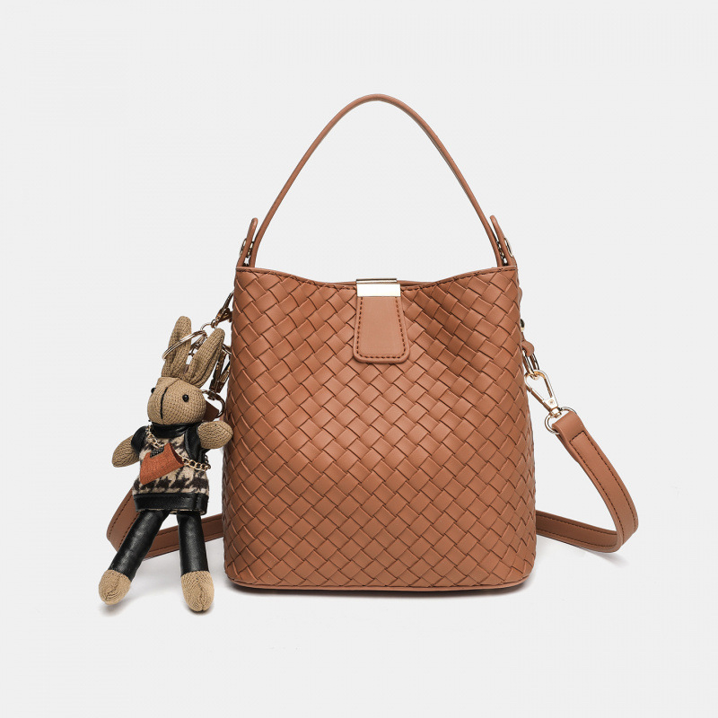 Ženska pletena torba u obliku koša, s velikim kapacitetom, proljetno-ljetni stil, nošenje u ruci i crossbody