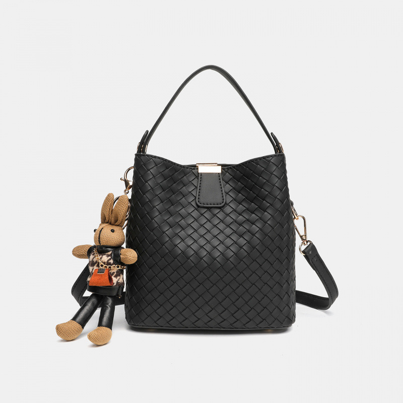 Ženska pletena torba u obliku koša, s velikim kapacitetom, proljetno-ljetni stil, nošenje u ruci i crossbody