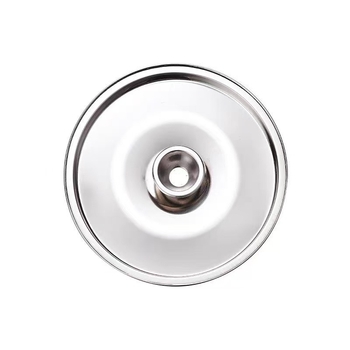 Capac din oțel inoxidabil, rotund universal, 10–34 cm, pentru borcane cu condimente, recipiente de ulei, oale mici și boluri.