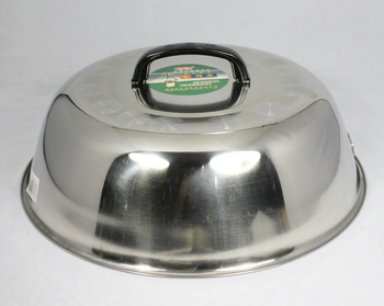 Capac de wok din oțel inoxidabil nemagnetic, gros, diametru 32–50 cm