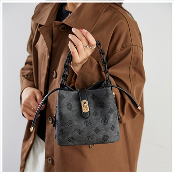 Korejskog stila bucket torba, lagani luksuz, svakodnevna torba za ramena i crossbody