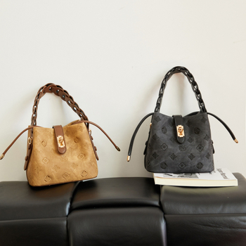 Korejskog stila bucket torba, lagani luksuz, svakodnevna torba za ramena i crossbody