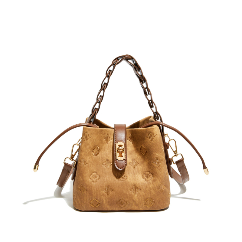 Korejskog stila bucket torba, lagani luksuz, svakodnevna torba za ramena i crossbody