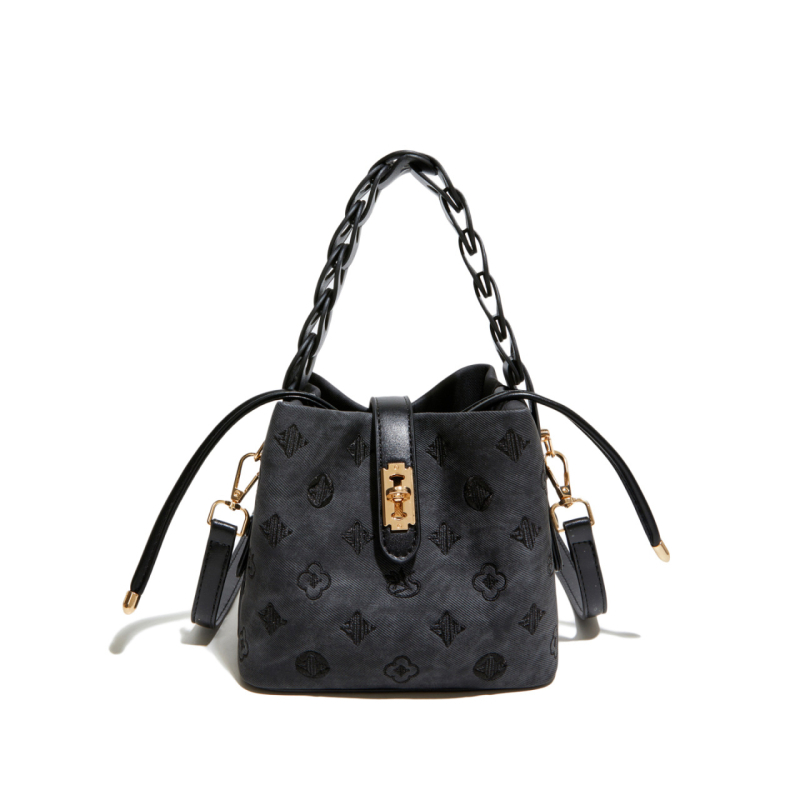 Korejskog stila bucket torba, lagani luksuz, svakodnevna torba za ramena i crossbody